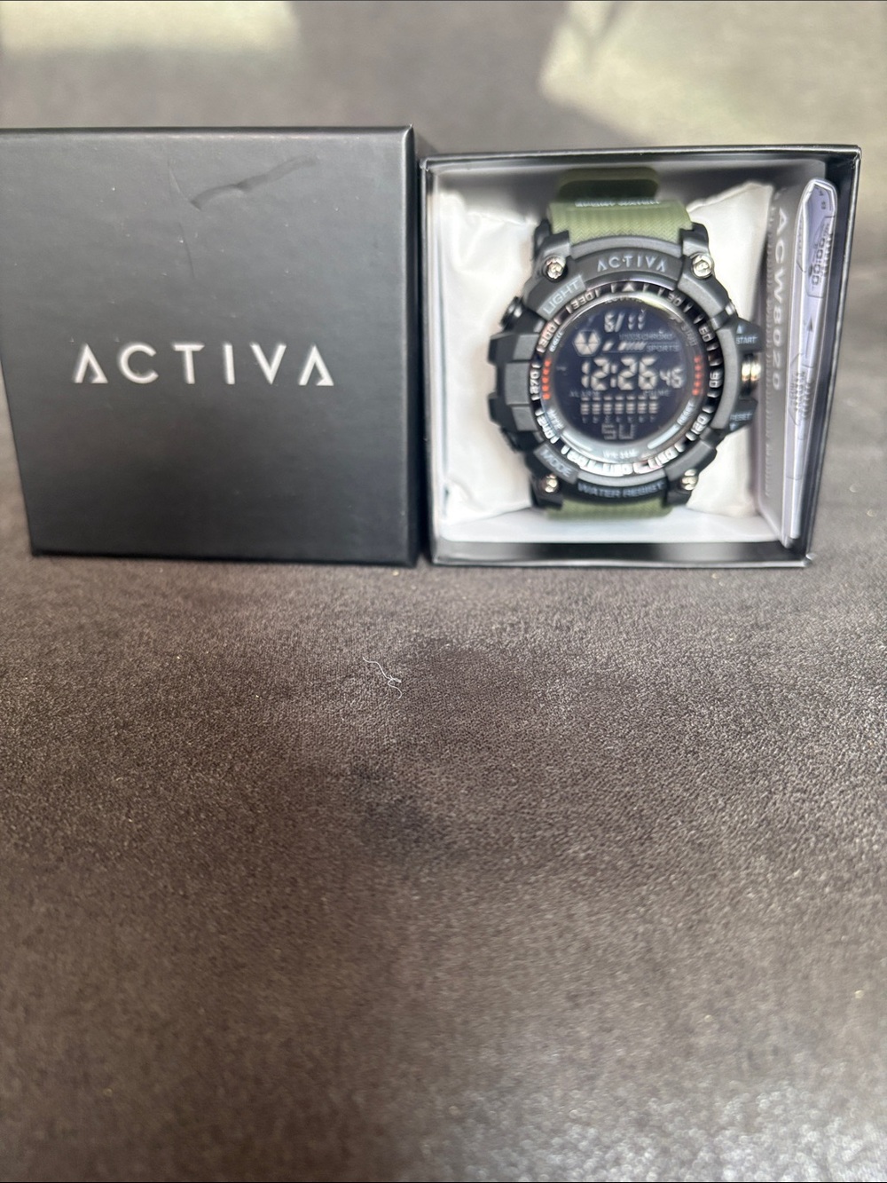 Ativa Men's Digital Outdoor Watch - Olive Green & Black